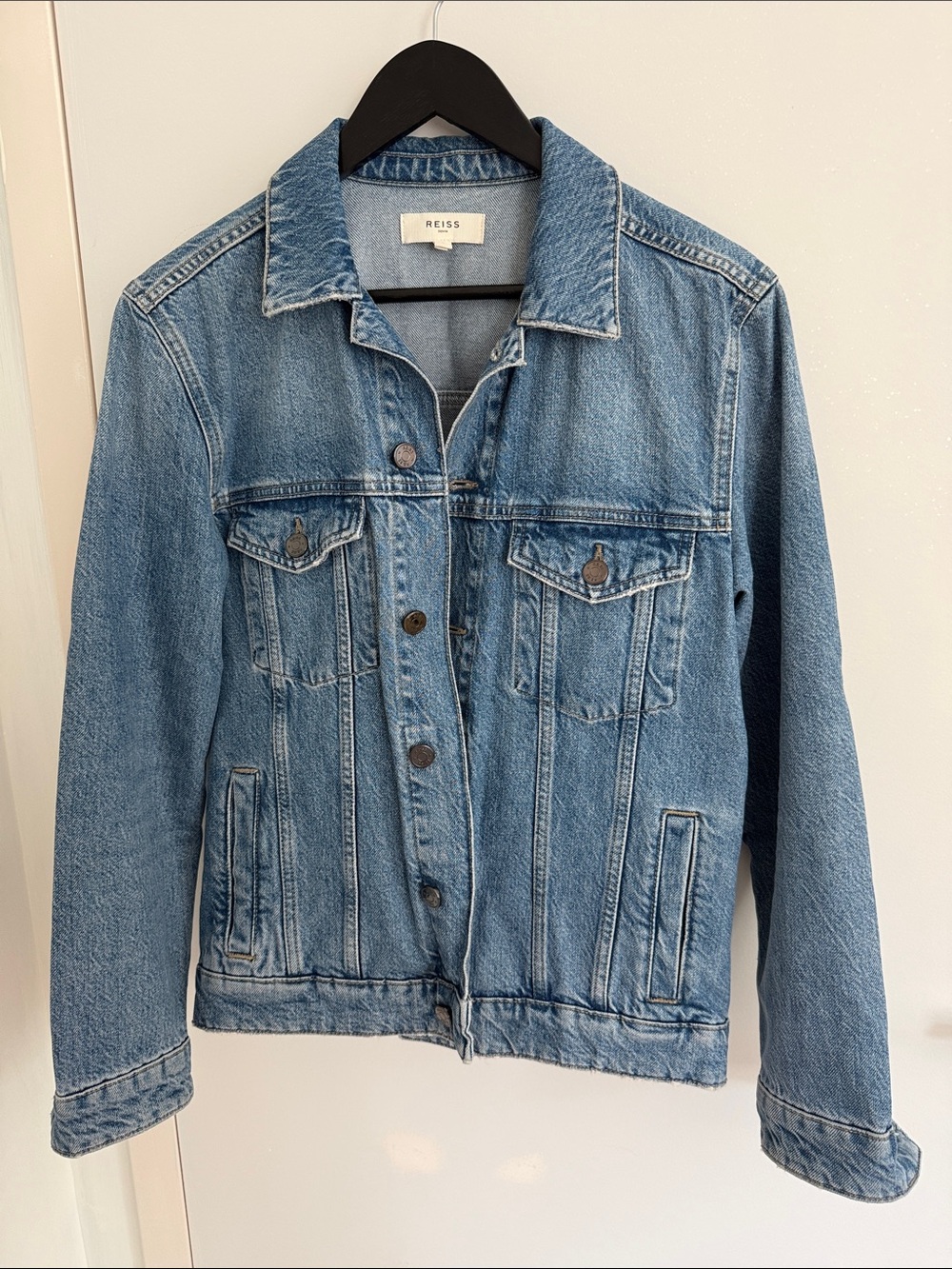 Reiss Medium Blue Classic Denim Jacket